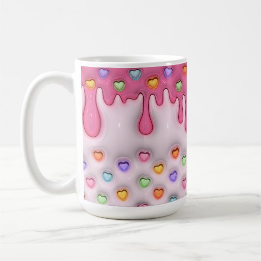 Puffy Frosting Cake met Harten Mok (Links)