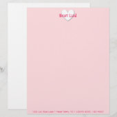 Puffy Heart Briefhoofd (Voorkant / Achterkant)