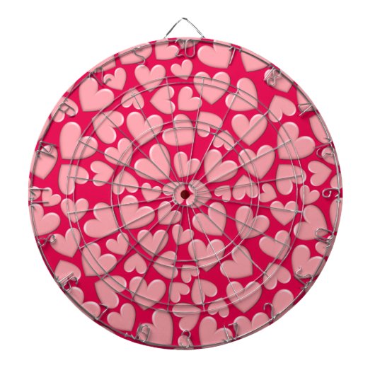Puffy Heart Dartbord (Voorkant)