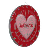 Puffy Heart Dartbord (Voorkant Links)