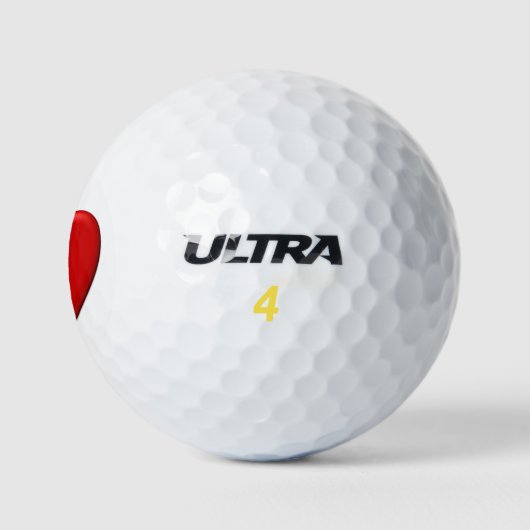Puffy Heart Golfballen (Logo)