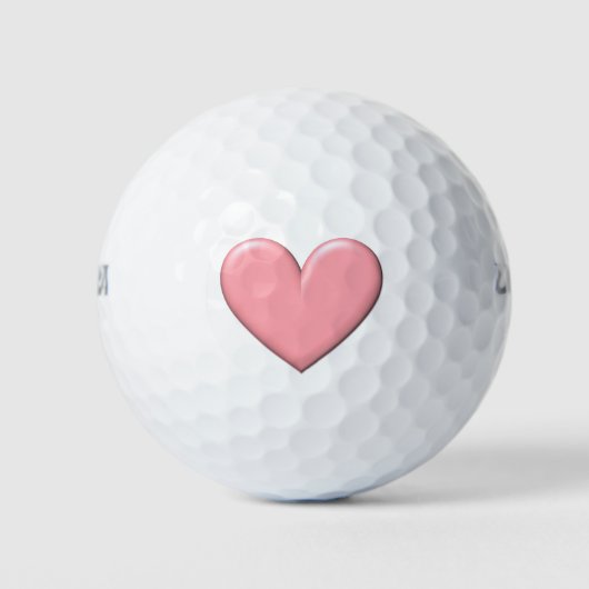 Puffy Heart Golfballen (Voorkant)