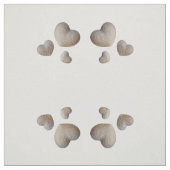 Puffy Heart Groups op grijs Stof (Swatch)