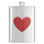 Puffy Heart Heupfles (Voorkant)