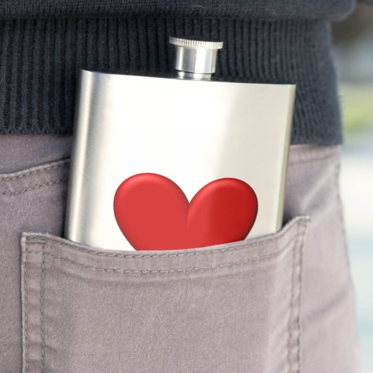 Puffy Heart Heupfles (Voorbeeld)