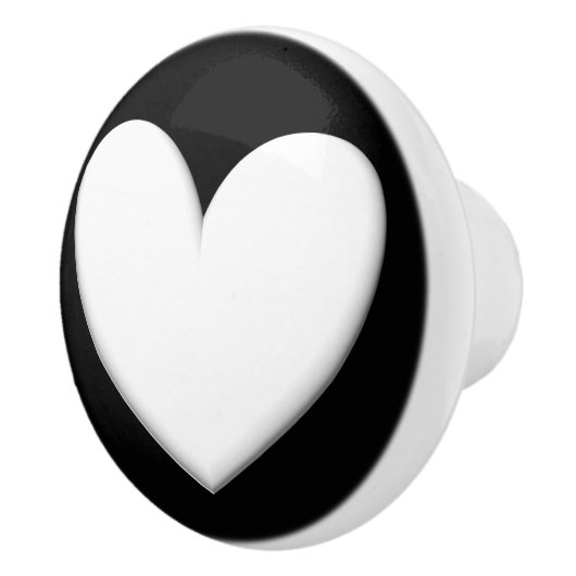 Puffy Heart Keramische Knop (Rechts)