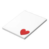 Puffy Heart Notitieblok (Linkerzijde)