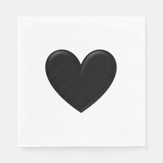 Puffy Heart Servetten (Voorkant)
