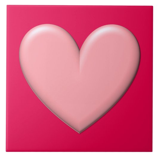 Puffy Heart Tegeltje (Voorkant)