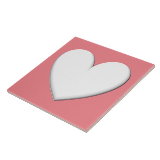 Puffy Heart Tegeltje (Zijkant)