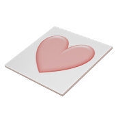 Puffy Heart Tegeltje (Zijkant)
