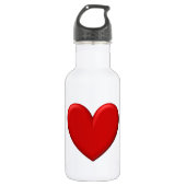 Puffy Heart Waterfles (Voorkant)