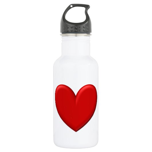 Puffy Heart Waterfles (Voorkant)