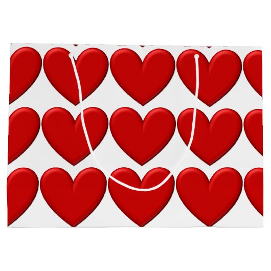 Puffy Hearts Large Cadeautasje (Achterkant)