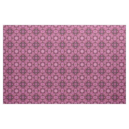 Puffy Pink Flowers Kaleidoscope Stof (Yard (91,4 cm))