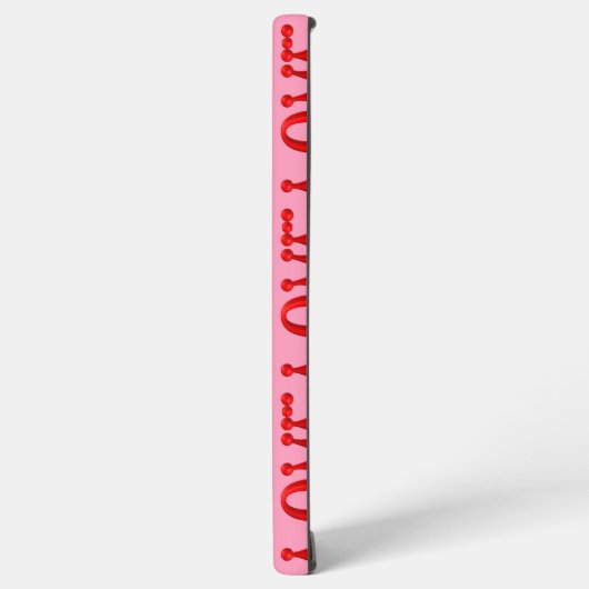 Puffy Red LOVE Samsung Galaxy Hoesje (Linkerkant)