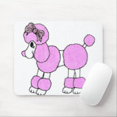 Puffy the Pink Poodle Muismat (Met muis)