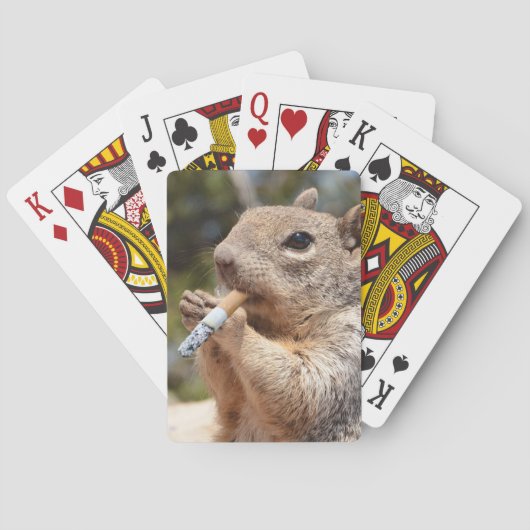 Puffy the Squirrel Speelkaarten (Achterkant)