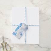 Puffy White Clouds en Blue Sky Cadeaulabel (Met Touw)