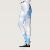 Puffy White Clouds en Blue Sky Leggings (Links)