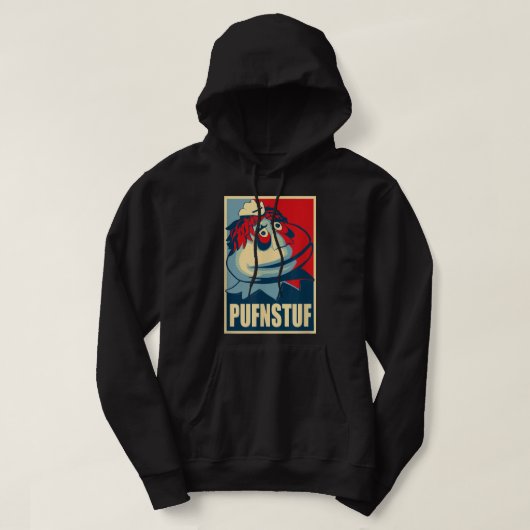 PUFNSTUF - Funny, obscure pop-cultuur referentie Hoodie (Design voorkant)