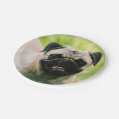 pug-13 papieren bordje (Gekanteld)