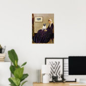 Pug 18 (gezaagd) - Klokkenluiders moeder Poster (Thuiskantoor)