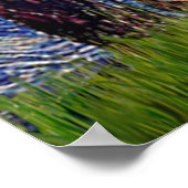 Pug 1 (gezon) - Sterrennacht Poster (Hoek)