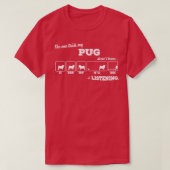 Pug 1 t-shirt (Design voorkant)