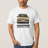 Pug 205 GTi en het leven is te kort - T-shirt (Voorkant)