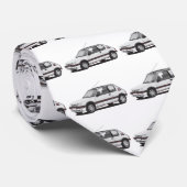 Pug 205 GTi wit Stropdas (Opgerold)