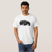 Pug 206 GTi illustraties T-Shirt (Voorkant volledig)