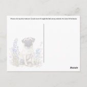 Pug 2 - Briefkaart (Achterkant)