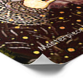 Pug 2 (bruin) - Koningin Poster (Hoek)