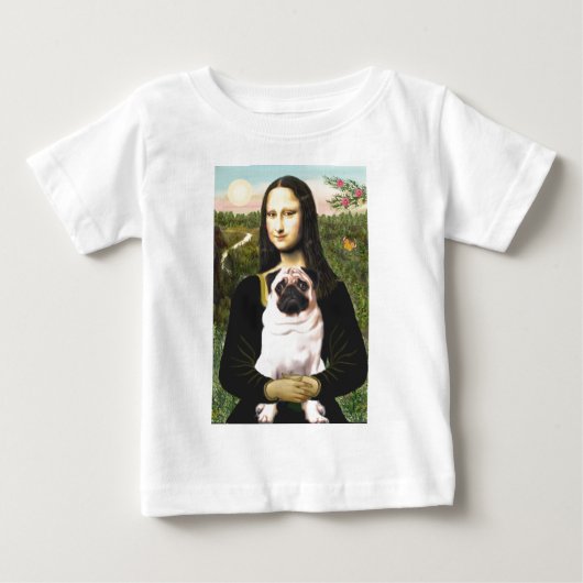Pug 3 (muurtje) - Mona Lisa (Voorkant)