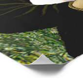 Pug 3 (muurtje) - Mona Lisa Poster (Hoek)