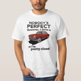 Pug 404 Coupe - Niemand is perfect, maar.. T-shirt