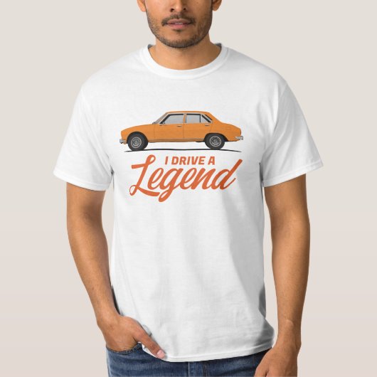 Pug 504 - Ik rijd met een legende T-shirt (Voorkant)