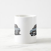 Pug 505 - 2 x blauw-grijze afbeeldingen - koffiemok (Center)