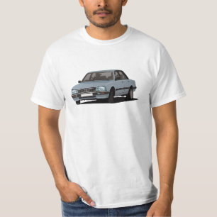 Pug 505 Turbo - GTi - V6 - Blue-gray T-shirt