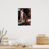 Pug 5 (flauw) - de colade poster (Keuken)