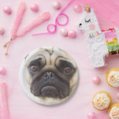 pug-7 papieren bordje (Feest)
