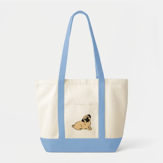 Pug Accent Impulse Canvas tas (Voorkant)