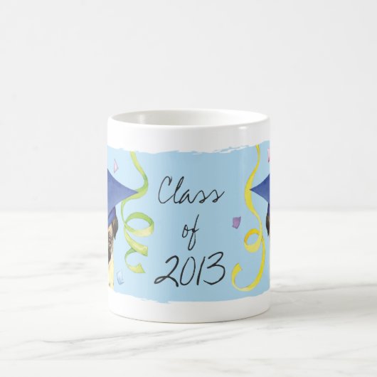 Pug Afstuderen Koffiemok (Center)