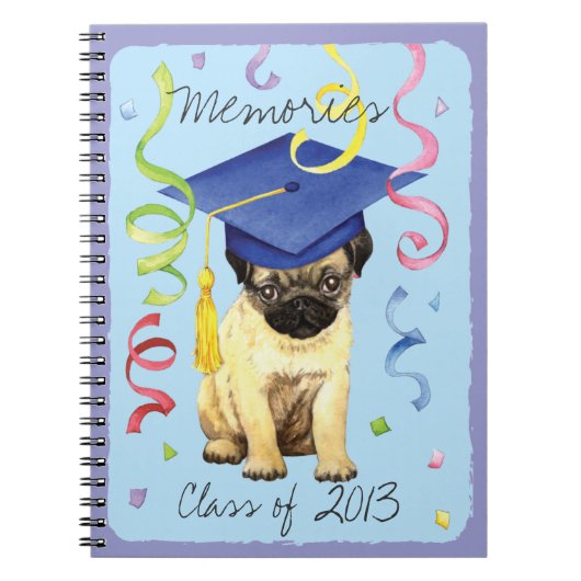 Pug Afstuderen Notitieboek (Voorkant)