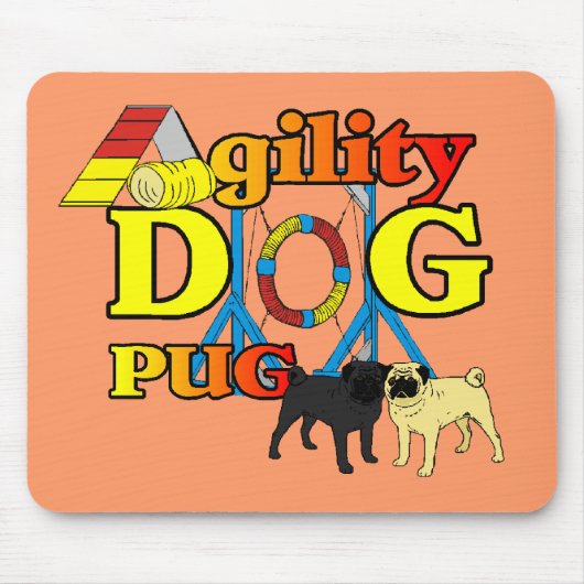 Pug_Agility Gifts Muismat (Voorkant)