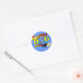 Pug_Agility Gifts Ronde Sticker (Envelop)