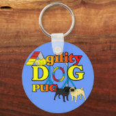 Pug_Agility Gifts Sleutelhanger (Voorkant)