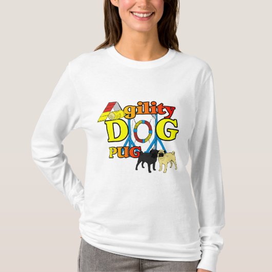 Pug_Agility Gifts T-shirt (Voorkant)