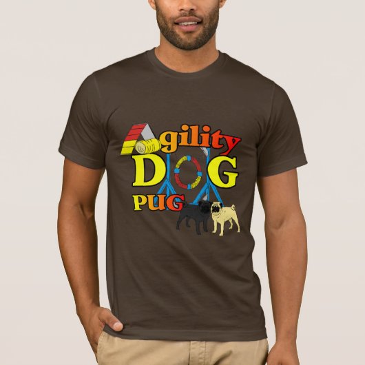 Pug_Agility Gifts T-shirt (Voorkant)